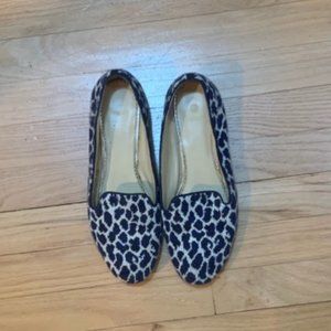 C Wonder Blue Leopard Flats